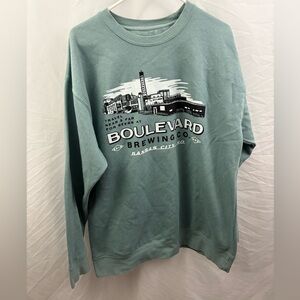 Boulevard Brewing Beer Kansas City Missouri Crewneck Sweatshirt XL